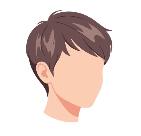 头发短