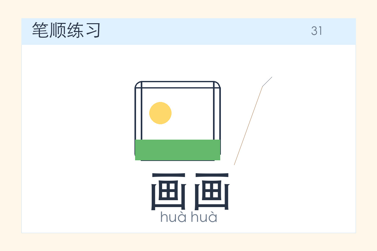 画画